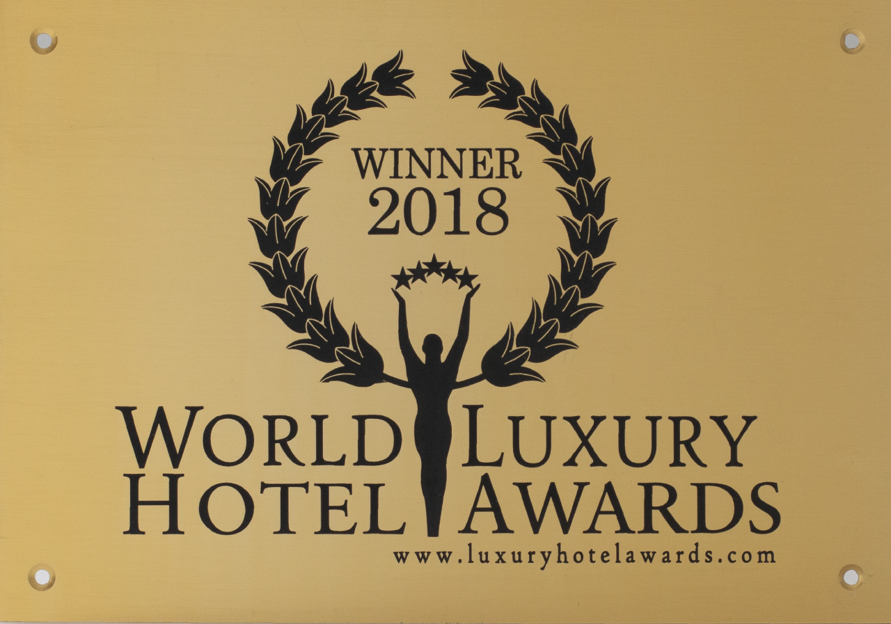 World Luxury Hotel Awards Winner Plaque The World Luxury Awards